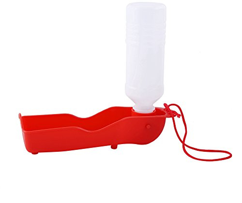 Botella de Viaje Plegable para Perros y Cachorros, dispensador portátil a Prueba de Fugas, Ideal para Senderismo, Camping y Aventuras al Aire Libre, Capacidad de 250 ml, diseño ergonómico con