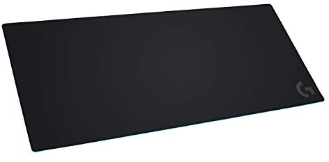 Logitech G840 Tapis de Souris Gamer XL, Pour Souris Gaming Filaire ou sans Fil, 400 x 900mm, Epaisseur 3mm, Surface Orientée Performances, Friction de Surface Modérée, Tube de Transport - Noire