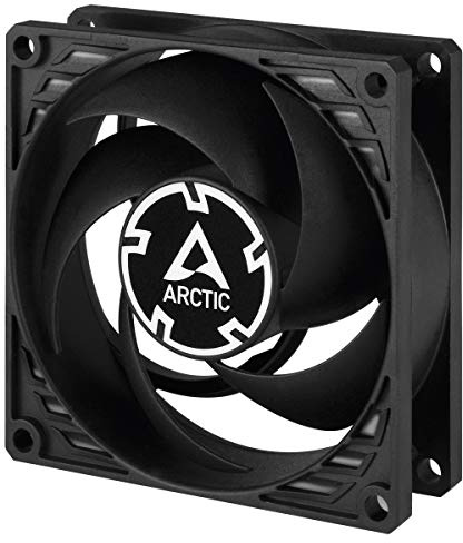 ARCTIC P8 Silent - 80 mm Ventilador de Caja para CPU, Motor Muy Silencioso, Computadora, 1600 rpm - Negro
