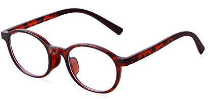 ADE WU Occhiali per bambini Filtra per occhiali rotondi anti-luce blu monta, TR90 occhiali anti-affaticamento telaio per ragazze e ragazzi