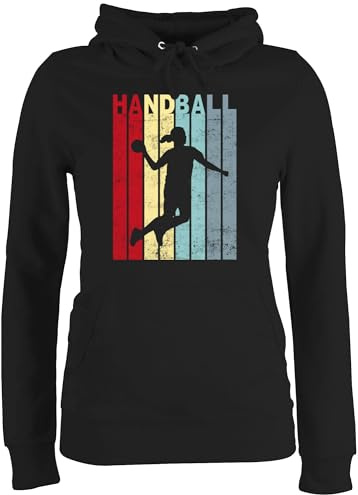 Shirtracer - Pullover Damen Hoodie Frauen - EM 2026 Trikot Ersatz - Handballerin Handball Sprungwurf