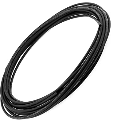 PATIKIL Guaina Termica, 3.5mm Dia 10m 2:1 Tubi Termorestringenti Impermeabili, Termo Restringimento Tubazione, Restringibile Tubo Cavo Guaina per Elettrico Isolamento, Nero