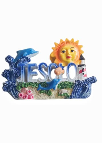 Jesolo Venedig Italien Kühlschrankmagnet Reise Souvenir Kühlschrank Dekoration Magnetaufkleber Handbemalte Bastelkollektion