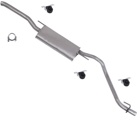 ATEC Germany Auspuff Schalldämpfer Set 1x Endschalldämpfer, mit Montagematerial Kompatibel mit VW GOLF 3 Variant (1H5)