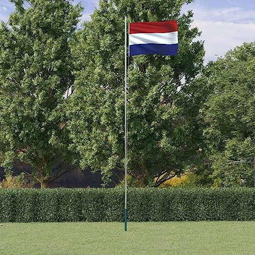 Bandera y mástil de Holanda de aluminio de 6,23 m