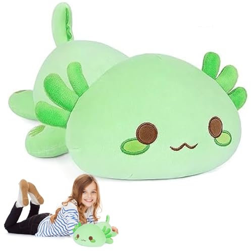 RANJIMA Plüschtier Stofftier, 33cm Kuscheltier Stofftier Kawaii Plüschkissen Spielzeug, Avocado Kuscheltier, Katze Plüsch Kissen, Wurfkissen, Weihnachten Geschenk Gefüllt für Kinder Mädchen Jungen