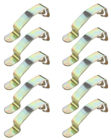 LT Easiyl 10PCS Air Filter Housing Box Spring Clip Clamp Compatible with BMW OE 1716113,13-71-1-716-113,13711716113 Car Engine Stainless Steel Spring Clip Clamp 42x7.9mm