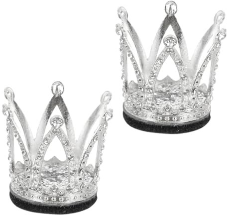 Kronenverzierung für Skihelm, 2 Stück Silber Metall Helmdekorationszubehör