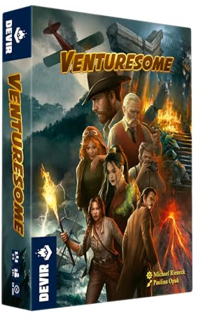 Devir - Venturesome, Juego de Cartas Fácil, con Amigos, Pequeño/de Viaje, de Aventuras, a Partir de 10 Años (BGVENML)