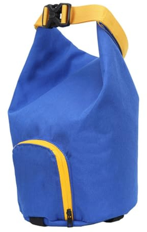 WOONEKY Bolsa de Comida para Mascotas Grande y Resistente al Agua Contenedor de Almacenamiento para Perros y Gatos para Exterior Ligera y Portátil Capacidad de Usar y Ajustar Azul