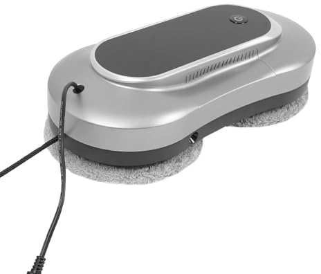 Robot Lavavetri, 3200 Pa Aspirazione, Con Telecomando, Navigazione Intelligente, Doppio Spruzzo Acqua, Automatico Robot Pulitore Vetri Adatto Per Una Grande Varietà Superfici Vetri