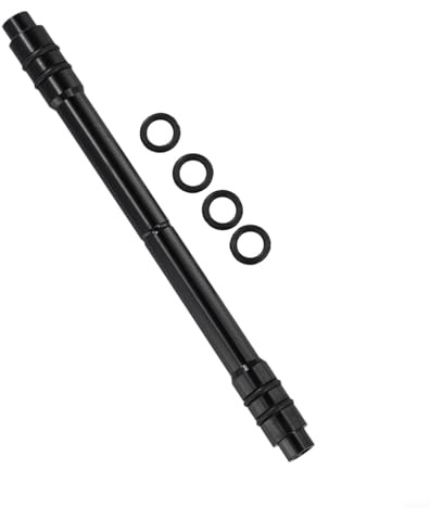 Gdfnmogo Adapter für Steckachse auf Schnellspanner, für Fahrrad, 12 mm auf 9 mm, 142 mm, Aluminiumlegierung für Fahrradnabenadapter, kompatibel mit Halterung, Schwarz