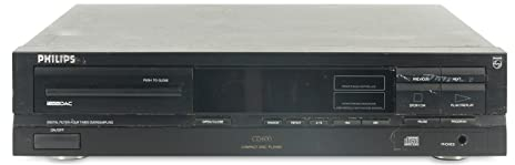 Philips CD 600 CD Spieler in schwarz