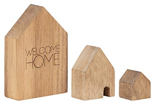 Räder [W2310] Living Holzhäuser Set Welcome Home 9,5x6,5x2,5cm (größtes)