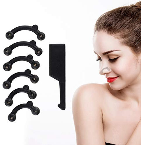 Pinza per modellare il naso invisibile per modellare il sollevamento Clip per raddrizzare Bridge Beauty Enhancer, Clip per modellare il naso per sollevare e modellare, Clip per naso raddrizzabile per