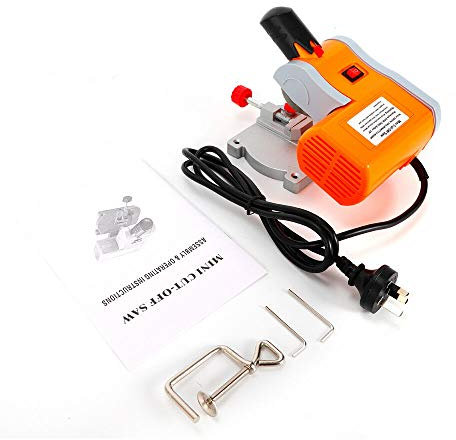 Minisierra ingletadora 0°-45° con hoja de sierra de acero, profundidad de corte 1/2 pulgadas, 7800 rpm, 220 V, para latón, madera