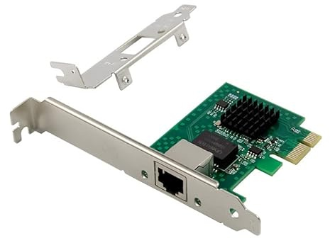 PCIE X1 2.5G Ethernet NIC RJ45 Intel I225-V Chip Single Port 2500M/1000/100Mbps Gigabit Server Network Card Networking 1 Port