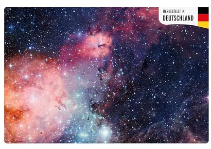 Schreibtischunterlage für Kinder - Entfernte Galaxie - in verschiedenen Größen - aus premium Vinyl - Made in Germany (60 x 40 cm)
