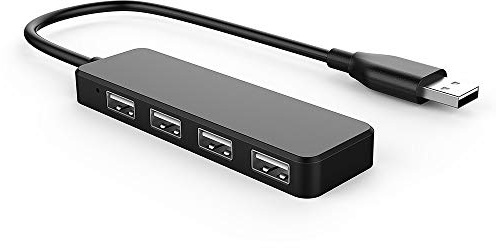 Hub USB, adattatore USB 2.0 a 4 porte, espansore multi porta USB per iMac Pro, MacBook Air, Mac Mini/Pro, Surface Pro, Notebook PC, laptop, unità flash USB e dispositivi mobili