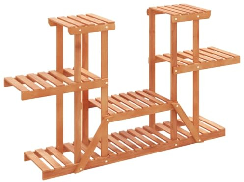 vidaXL Portafiori 110x25x73 cm in Legno Massello di Abete