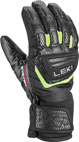 LEKI HS WCR Team 3D Junior - 4, schw.-Ice Lemon