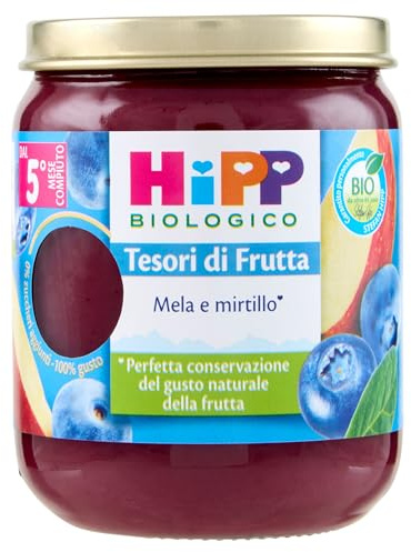 Hipp Italia Hipp Tesori Frutta Mela Mirtillo 160 G