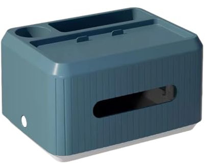 Toilettenpapierhalter, Papierrollenhalter, weiße Pumppapierbox, rechteckige Taschentuch-Aufbewahrungsboxen mit Ablagefach, Couchtisch-Ornamente for Zuhause und Wohnzimmer (Color : C)