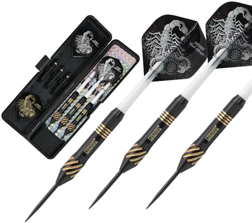 CUESOUL Steel Tip Darts 20g with Slim Darts Case-F2004