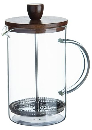 Caffettiera a stantuffo San Ignacio in vetro borosilicato Ø15,8x10x18,8cm