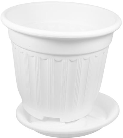 TINEASUR Dekorativer Blumentopf Pp-Material Gärtnereitopf Einfach Zu Stapeln Und Aufzubewahren Für Den Garten