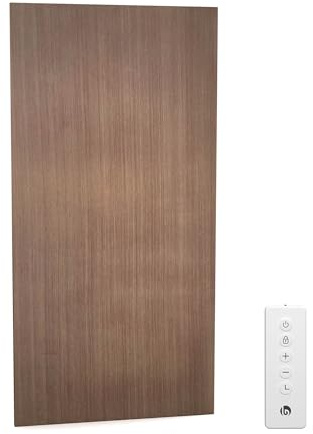Blumfeldt Infrarot Wandheizung 700W – IP44, WLAN- & App-Steuerung, Thermostat, 99% Effizienz, Überhitzungsschutz, für Badezimmer, Wandmontage, 0-37 °C, Holz Design