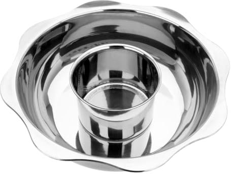 MAGICLULU Pentola Calda Divisa in Acciaio Inox Pentola Doppio Sapore per Cucina Domestica Divisorio