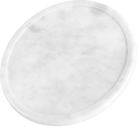 Alipis Plateau De Service En Marbre Naturel Pour Présentation Décorative Des Aliments