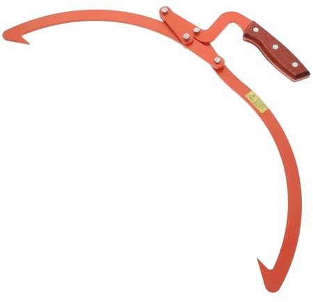 NUOBESTY Herramientas Para Madera Gancho De Arrastre De Troncos De Alta Resistencia Pinza Antideslizante Para Elevador De Troncos Para Arrastrar y Transportar El Bosque