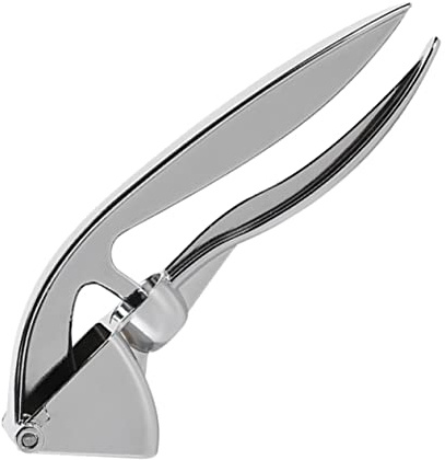 UTHCLO 1Pièce Presse Ail Inoxydable Gadget de Cuisine Ergonomique pour Écraser Ail Outil Pratique pour Préparation Rapide à