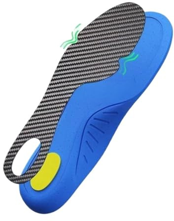 Carbon Fiber Insoles, Carbon Fiber Foot Plate 1 Pair Rigid Shoe Insert Support Turf Toe, Foot Fractures, Morton Extension, Hallux Rigidus and Limitus, Full Palm Anti-Torsion Type