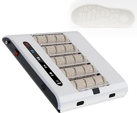 Acentesoft Limpiador Automatico De Calzado Maquina Limpia Zapatos Con Succion 1000Pa Limpiador Suelas Zapatos Sin Agua Recargable Uso En Entrada Puerta Espacios Comerciales Y Domesticos