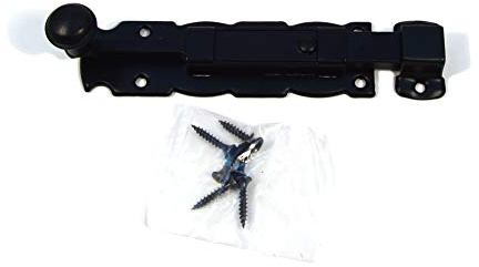 Türriegel Torriegel Schubriegel Torschieber Bolzenriegel Schwarz Antik NEU