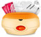 YAOBLUESEA Baño de Parafina para Manos y pies, Calentador de Parafina con accesorios y 900g de cera, 2700ml naranja