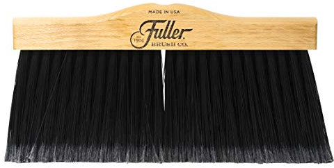 Fuller Brush Indoor-Outdoor Broom Head - Heavy-Duty Wide Wooden Sweeper Head Replacement with Long Bristles - Fits Any Standard Handle Available in 2 Sizes Perfect for Home Kitchen and Yard Use