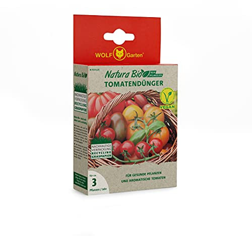WOLF-Garten - Natura Bio Tomatendünger N-to 0,25 für ca. 3 Pflanzen pro Jahr; Verpackung aus Recycling Graspapier