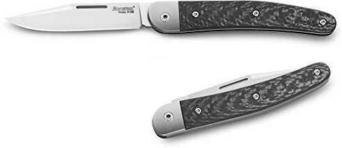 LionSteel Knives Jack JK1 CF M390 Stainless Steel/Titanium/Black Carbon Fiber Pocket Knife