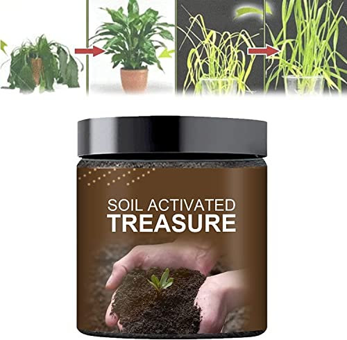 Soil Activated Treasure-You Will Be Amazed! Premium Soil Activator Activated Baosong Soil Essence Flower Fertilizer, Soil Activators for Raised Garden Beds, Potting Mix, Lawns (2pcs, 200g)