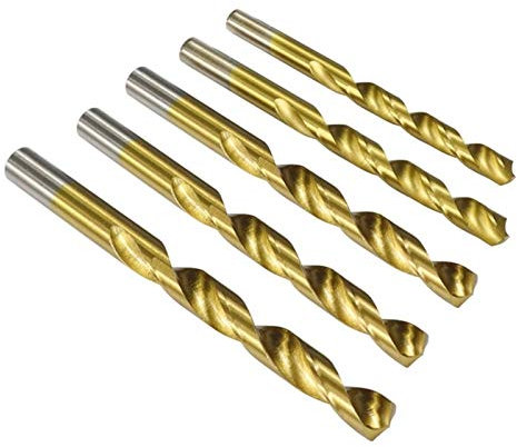 Spiralbohrer-Set, 1,0–13 mm, Titanbeschichtetes Metall, Pistolenbohrer, Lochschneider, Elektrowerkzeuge, Zubehör, HSS-Holz-Metallbohrer, am vertrauenswürdigsten (Farbe: 13-teiliges Set) (25-teiliges