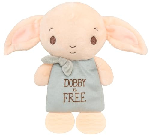 Kids Preferred Harry Potter Dobby Teether Plush Toy Crinkle Cloth for Newborn Baby Boys and Girls 10 inches