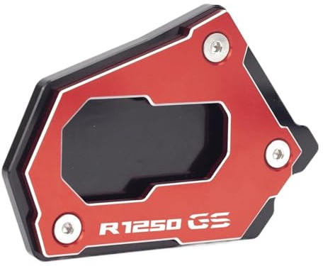 DMAIS Motorrad Seitenständer Unterlage Motorrad Ständer Seitenständer Vergrößern Erweiterung Für R1250GS R1250 GS HP R 1250GS ADV 2018-2022 Motorrad Zubehör Platte Ständer Fuß (Color : 1)