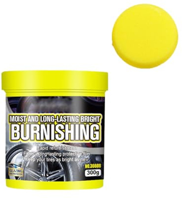 Pâte d’Entretien et de revêtement de pneus, Applicateur de Pansement de pneus, Pâte de revêtement de pneus, Pansement de pneus Qui Offre Un Aspect Humide Brillant Durable (1PCS)