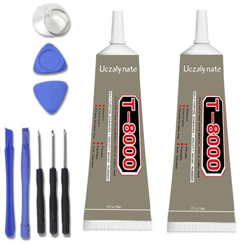 Colla per Schermo Smartphone e Ceramica, Super Colla per Display e Touch Screen, per Riparazione Schermo - 2PC