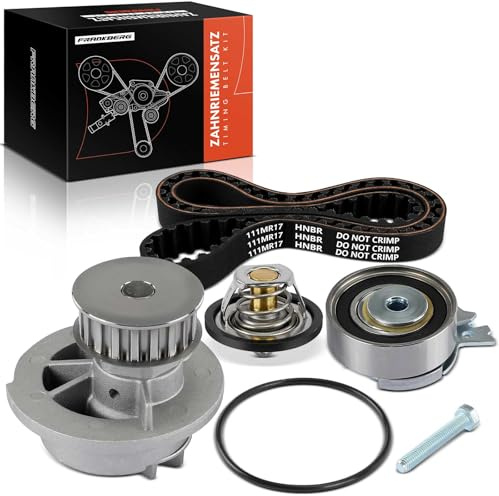 Frankberg Zahnriemensatz Zahnriemen Wasserpumpe Benzin | Kompatibel mit Combo Tour, Astra G Caravan T98, Astra G CC T98, Meriva X03, Astra G Stufenheck T98, Astra G Kasten/Kombi F70