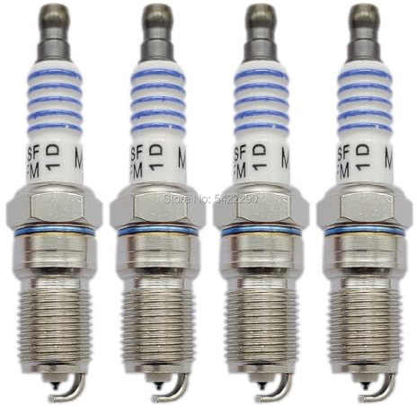 4 Stück SP432 Platinum Zündkerze kompatibel mit Ford FOCUS kompatibel mit FIESTA kompatibel mit COUGAR kompatibel mit RANGER kompatibel mit MONDEO kompatibel A6 A8 Autostecker T20TT AGSF32FM SP-432 Zü